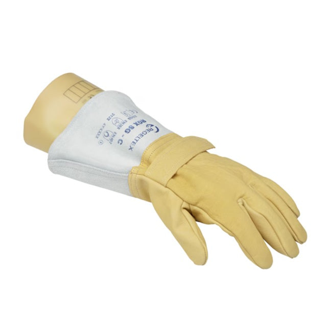 Facom BC.109AVSE Guantes para electricistas de Piel Amarillo