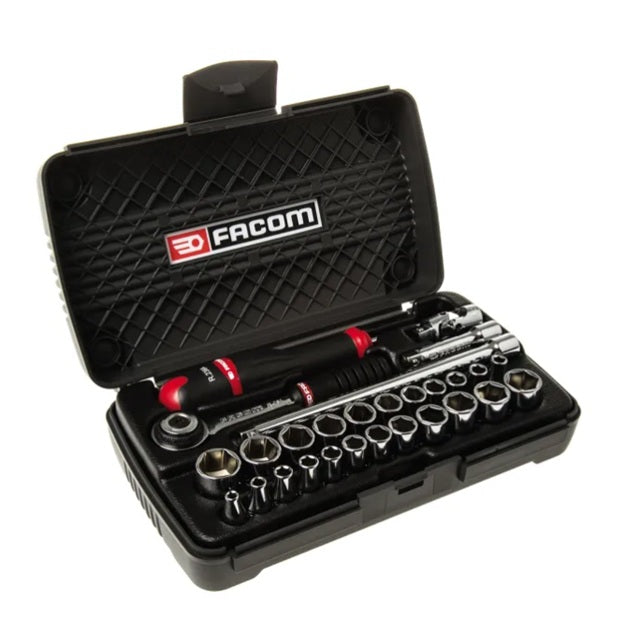 Facom J.430MU Set de dado Milimétricos y Pulgadas cuadrante 3/4