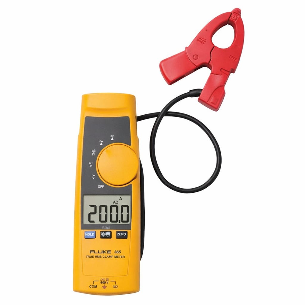 Pinza amperimétrica CA/CC de verdadero valor eficaz con mordaza extraíble Fluke 365